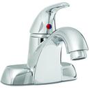 PROFLO&reg; Brushed Nickel Single Handle Centerset Bathroom Sink Faucet with Brass Pop-Up 