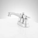 Signature Hardware Polished Chrome Two Handle Centerset Bathroom Sink Faucet 