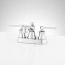 Signature Hardware Polished Chrome Two Handle Centerset Bathroom Sink Faucet 