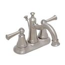 PROFLO&reg; Brushed Nickel Two Handle Centerset Bathroom Sink Faucet 