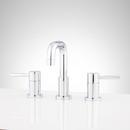 Signature Hardware Polished Chrome Two Handle Widespread Bathroom Sink Faucet with Pop-Up Drain Assembly 