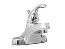 PROFLO&reg; Chrome Single Handle Centerset Bathroom Sink Faucet with 50/50 Pop-Up 