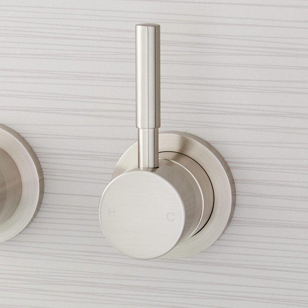 Signature Hardware Brushed Nickel Single Handle Vessel Filler Bathroom Sink Faucet 