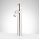 Signature Hardware Brushed Nickel Single Handle Vessel Filler Bathroom Sink Faucet 