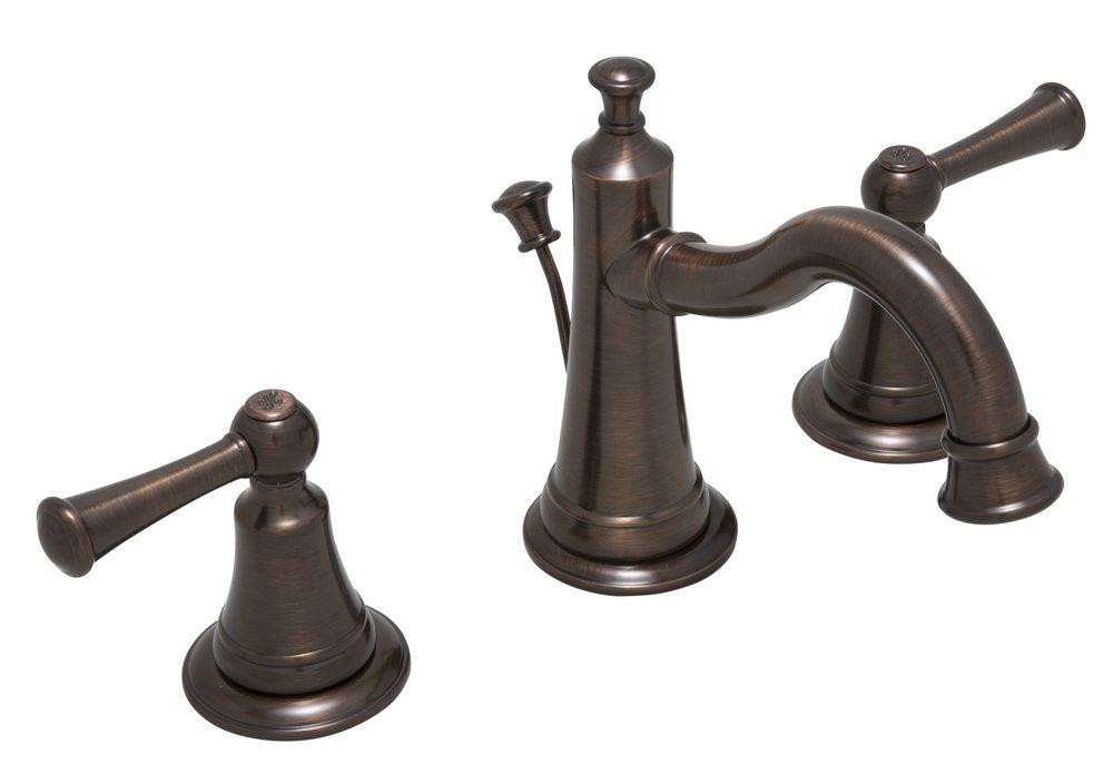 PROFLO&reg; Oil Rubbed Bronze Two Handle Widespread Bathroom Sink Faucet 