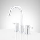 Signature Hardware Polished Chrome Two Handle Widespread Bathroom Sink Faucet with Pop-Up Drain Assembly 