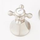 Signature Hardware Brushed Nickel Two Handle Bathroom Sink Faucet 