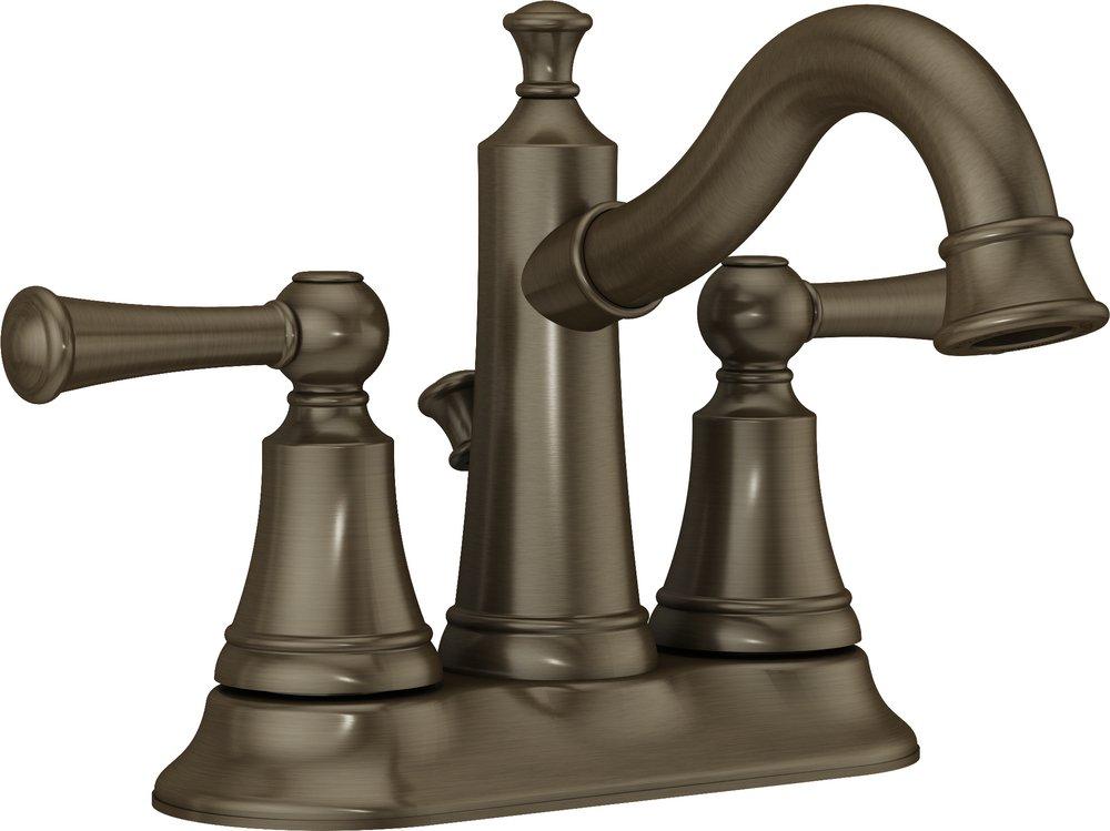 PROFLO&reg; Oil Rubbed Bronze Two Handle Centerset Bathroom Sink Faucet 