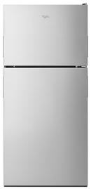 Whirlpool Stainless Steel 29-3/4 in. 18.24 cu. ft. Top Mount Freezer Refrigerator 