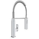 GROHE StarLight&reg; Chrome Single Handle Pull Down Kitchen Faucet 