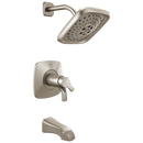 Delta Faucet Stainless Two Handle Multi Function Bathtub & Shower Faucet (Trim Only) 