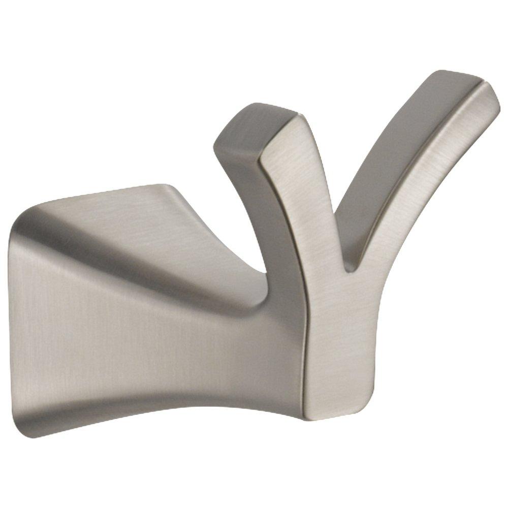 Delta Faucet Stainless 2-Hook Robe Hook 