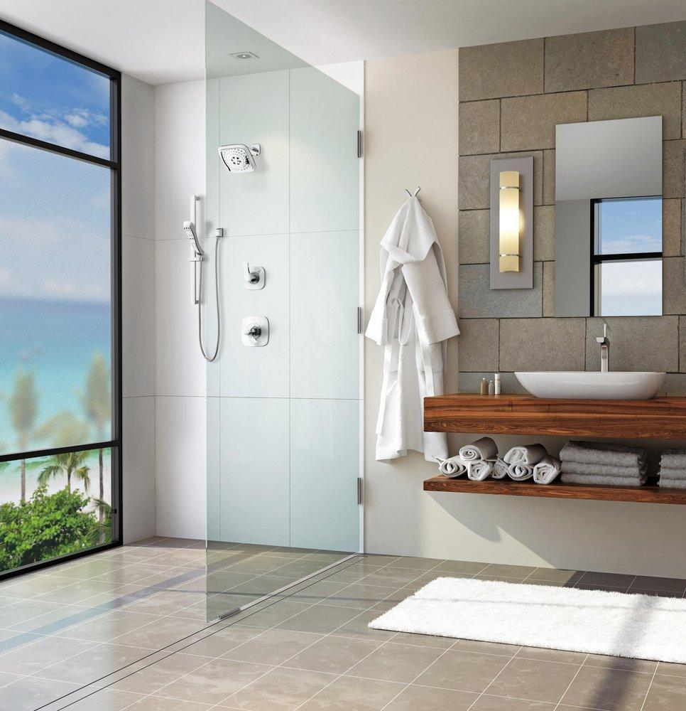 Delta Faucet Polished Nickel 3-Function Tub and Shower Diverter Valve with Single Lever Handle 