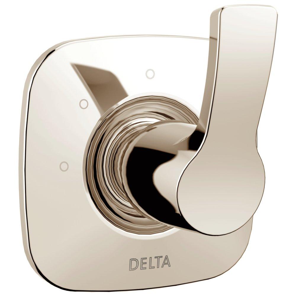 Delta Faucet Polished Nickel 3-Function Tub and Shower Diverter Valve with Single Lever Handle 