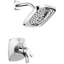 Two Handle Multi Function Shower Faucet in Chrome (Trim Only)