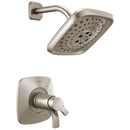 Delta Faucet Stainless Pressure Balance Shower Trim with Double Lever Handle (Trim Only) 