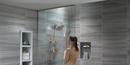 Delta Faucet Stainless Pressure Balance Shower Trim with Double Lever Handle (Trim Only) 