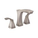 Delta Faucet Brilliance&reg; Stainless Two Handle Widespread Bathroom Sink Faucet with Pop-Up Drain Assembly 