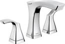 Delta Faucet Chrome Two Handle Widespread Bathroom Sink Faucet with Pop-Up Drain Assembly 