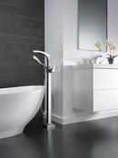 Delta Faucet Chrome Two Handle Widespread Bathroom Sink Faucet with Pop-Up Drain Assembly 