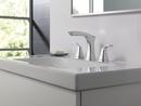 Delta Faucet Chrome Two Handle Widespread Bathroom Sink Faucet with Pop-Up Drain Assembly 