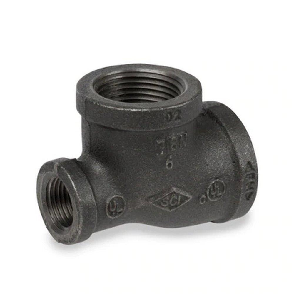 NPT Global Black Ductile Iron Tee 