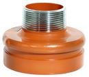 Gruvlok Black 2-1/2 in. Grooved x Threaded Schedule 40 Standard  Rust Inhibiting Painted Ductile Iron Concentric Reducer 