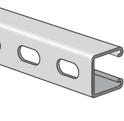 1-5/8 x 1-5/8 in. x 20 ft. 12 Gauge Galvanized Slotted Strut