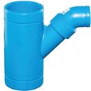6 x 6 x 4 in. No Hub Polypropylene 1/8 Bend Long Turn Wye