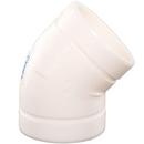 3 in. No-Hub Rionfuse Straight PVDF 45 Degree Elbow in Cream