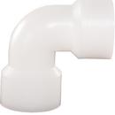1 in. Socket Fusion Straight Schedule 80 PVDF 90 Degree Elbow in White
