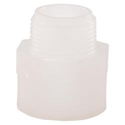 1/2 in. MPT Socket Fusion PVDF Adapter in White