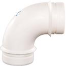 2 in. Plain End Straight PVDF 90 Degree Elbow in Cream