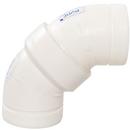 Orion Fittings Cream Socket Fusion PVDF 90 Degree Long Sweep Elbow 