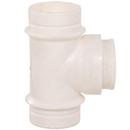 Orion Fittings Cream No-Hub Plain End Straight PVDF Clean-Out Tee in Cream 