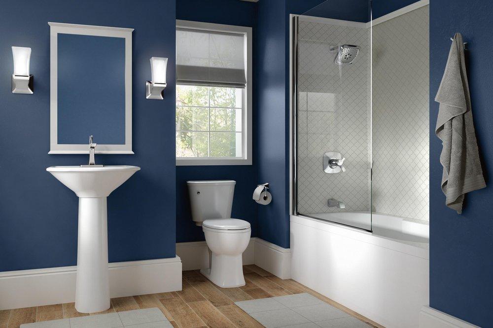 Delta Faucet Brilliance® Polished Nickel Single Handle Centerset Bathroom Sink Faucet 