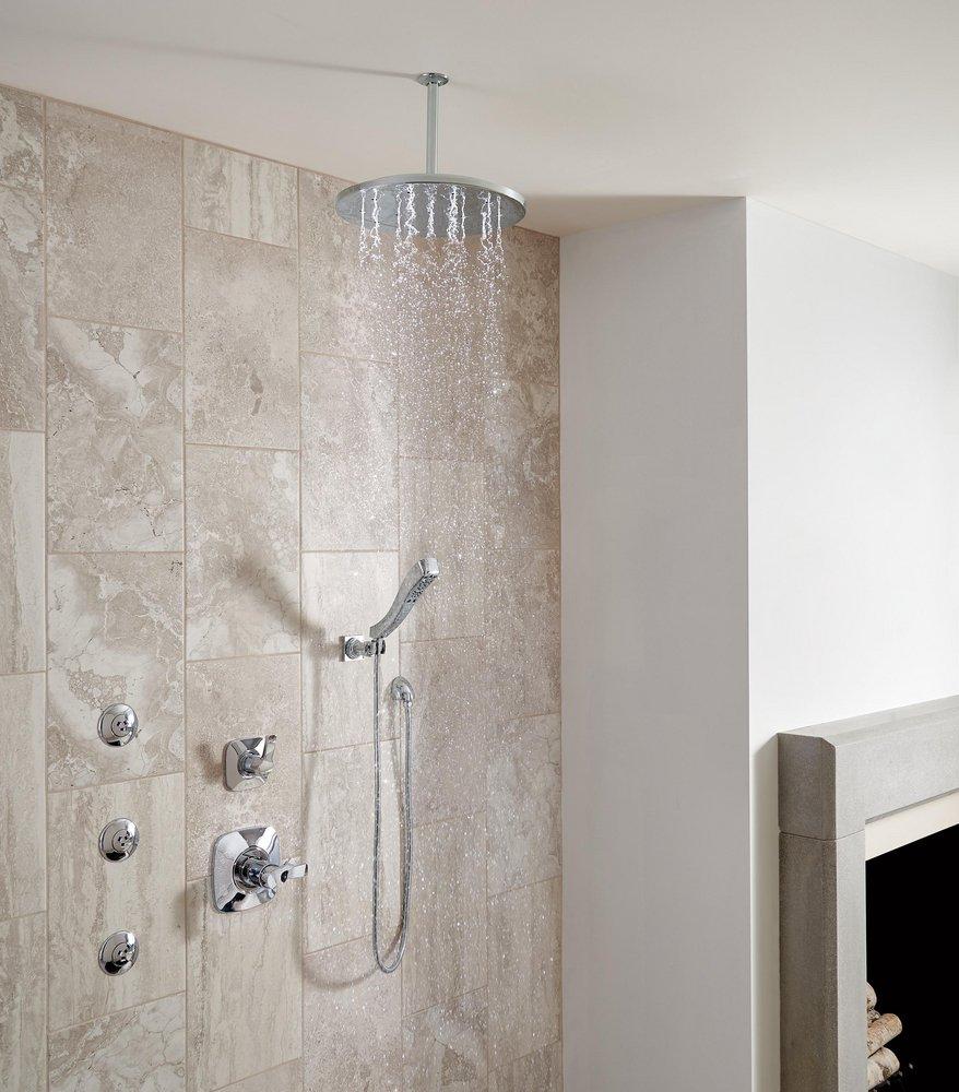 Delta Faucet Stainless Two Handle Bathtub & Shower Faucet (Trim Only) 