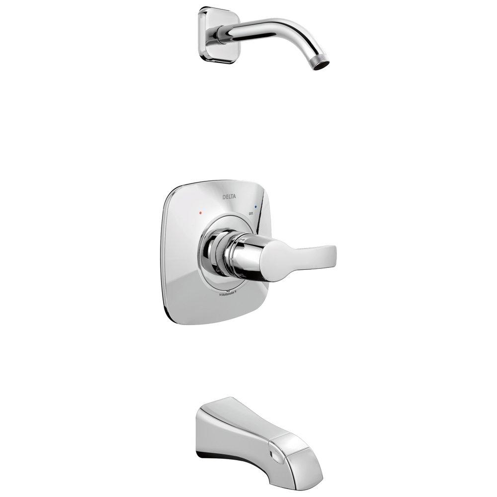Delta Faucet Chrome Single Handle Bathtub & Shower Faucet (Trim Only) 