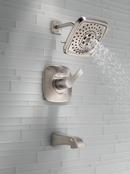 Delta Faucet Stainless Single Handle Multi Function Bathtub & Shower Faucet (Trim Only) 