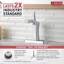 Delta Faucet Chrome Single Handle Centerset Bathroom Sink Faucet 