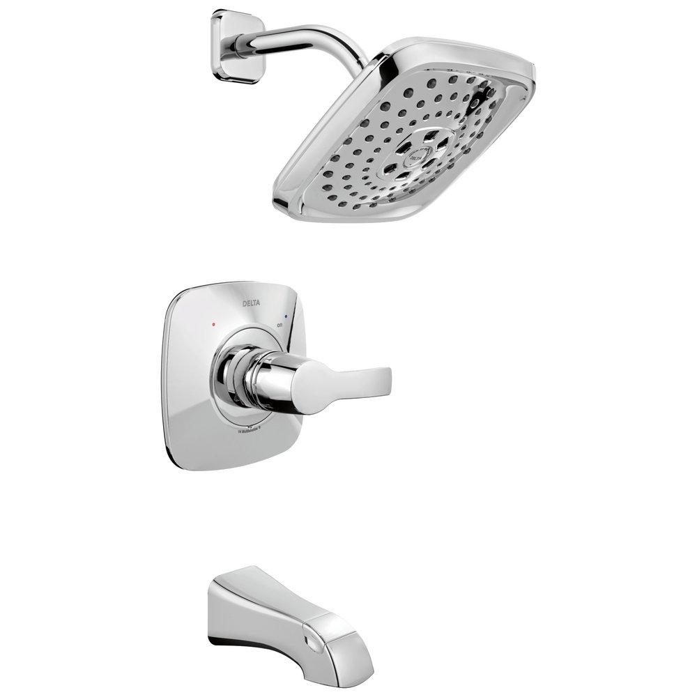 Delta Faucet Chrome Single Handle Multi Function Bathtub & Shower Faucet (Trim Only) 