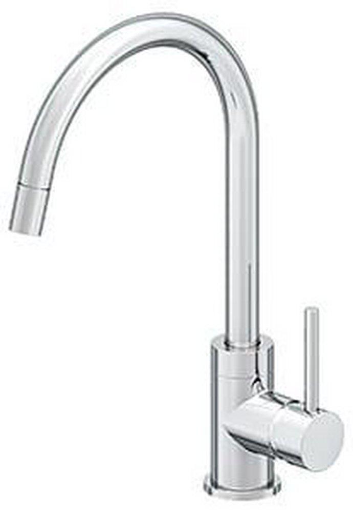 Symmons Industries Polished Chrome Single Handle Pull Down Kitchen Faucet 