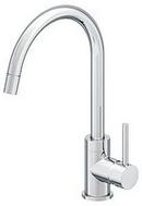 Single Handle Pull Down Kitchen Faucet in Polished Chrome