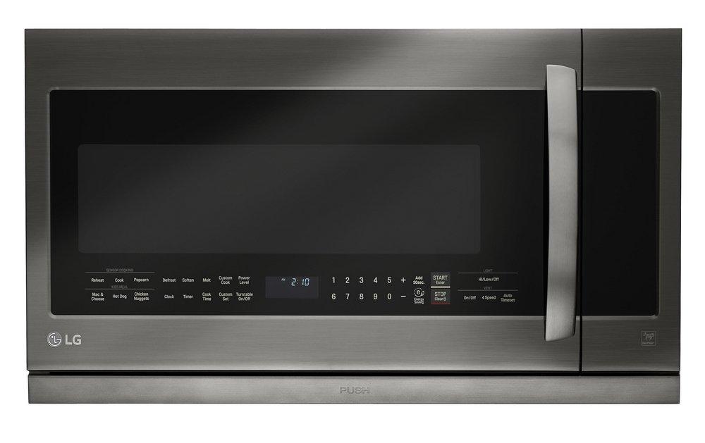 LG Electronics Black Stainless Steel 2.2 cu. ft. 1000 W Hidden Over-the-Range Microwave 