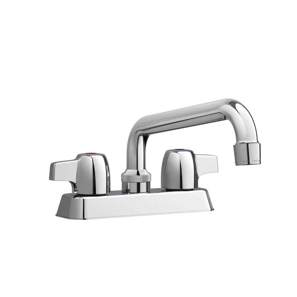 PROFLO&reg; Polished Chrome Two Lever Handle Laundry Faucet 