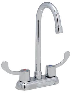 Two Handle Centerset Bar Faucet in Polished Chrome