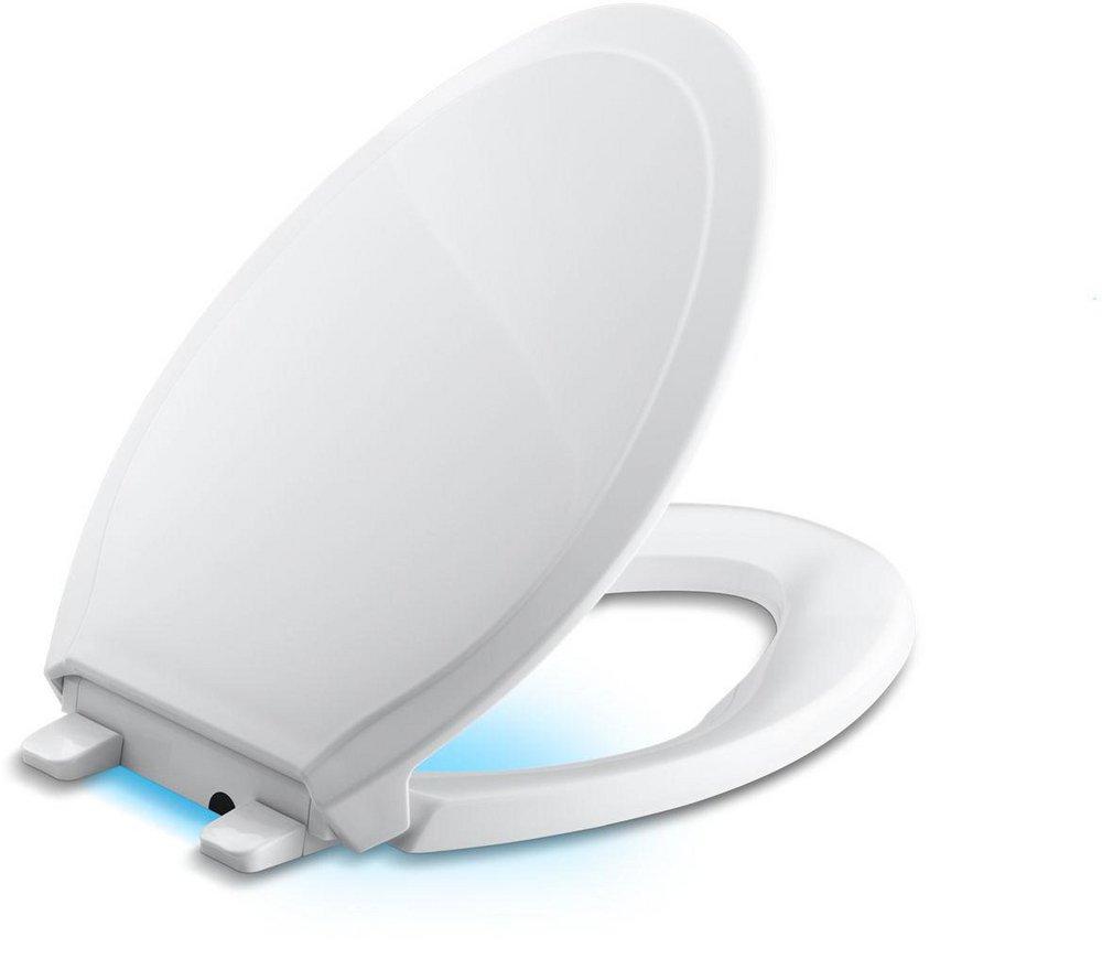 KOHLER White Elongated Toilet Seat 