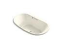 72 x 42 in. Drop-In Bathtub with Center Drain in Biscuit