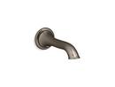 Wall Mount Bath Spout with Flare Design in Vintage Nickel