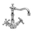 Prep Sink or Bar Faucet with Double Cross Handle in Polished Chrome
